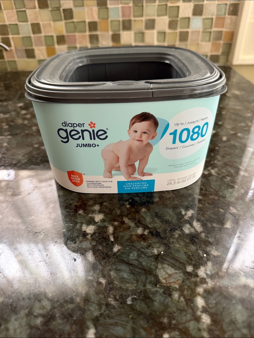 NWT Diaper Genie SQUARE SHAPED 1080 refill